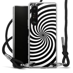 Carry Case Transparent Fabric black/silver