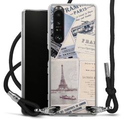 Carry Case Transparent Fabric black/silver