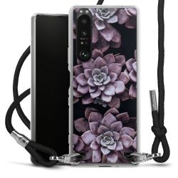 Carry Case Transparent Fabric black/silver