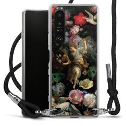 Carry Case Transparent Fabric black/silver