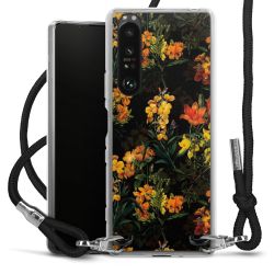 Carry Case Transparent Fabric black/silver