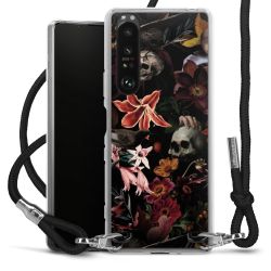 Carry Case Transparent Fabric black/silver