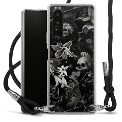 Carry Case Transparent Fabric black/silver