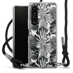 Carry Case Transparent Fabric black/silver