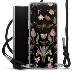 Carry Case Transparent Fabric black/silver