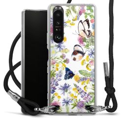 Carry Case Transparent Fabric black/silver