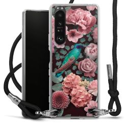 Carry Case Transparent Fabric black/silver