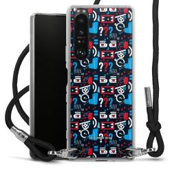 Carry Case Stoff schwarz/silber