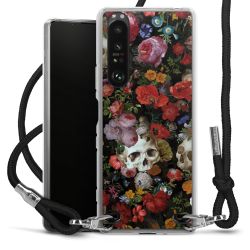 Carry Case Transparent Fabric black/silver