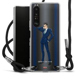 Carry Case Stoff schwarz/silber