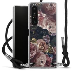 Carry Case Transparent Fabric black/silver