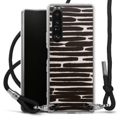 Carry Case Transparent Fabric black/silver