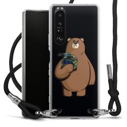 Carry Case Stoff schwarz/silber