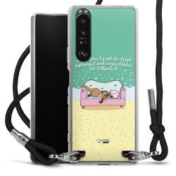 Carry Case Stoff schwarz/silber