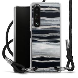 Carry Case Transparent Fabric black/silver