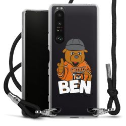 Carry Case Stoff schwarz/silber