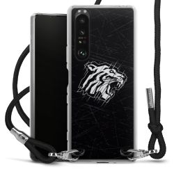 Carry Case Stoff schwarz/silber