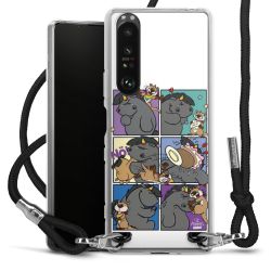 Carry Case Stoff schwarz/silber