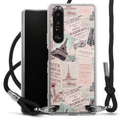 Carry Case Transparent Fabric black/silver