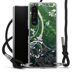 Carry Case Transparent Fabric black/silver