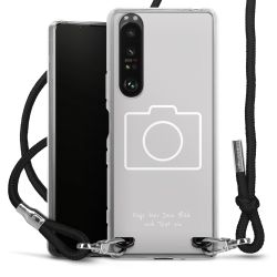 Carry Case Stoff schwarz/silber