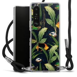 New Carry Case Transparent Stoff schwarz/silber