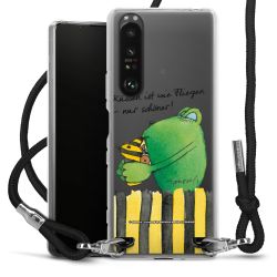 New Carry Case Transparent Stoff schwarz/silber