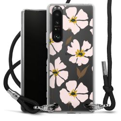 New Carry Case Transparent Stoff schwarz/silber