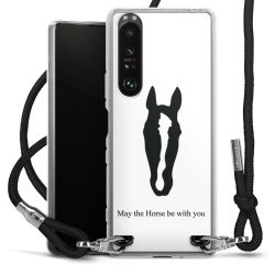 New Carry Case Transparent Stoff schwarz/silber