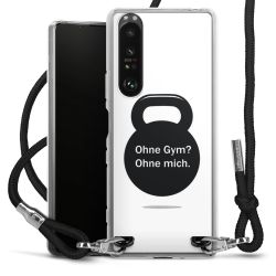 New Carry Case Transparent Stoff schwarz/silber