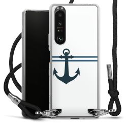 New Carry Case Transparent Stoff schwarz/silber