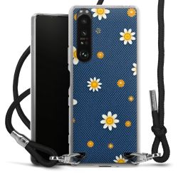 New Carry Case Transparent Stoff schwarz/silber