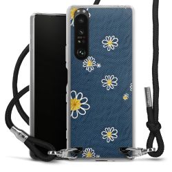 New Carry Case Transparent Stoff schwarz/silber