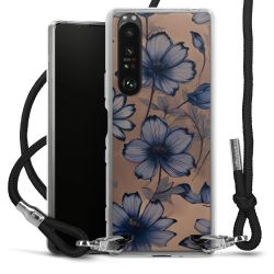 New Carry Case Transparent Stoff schwarz/silber