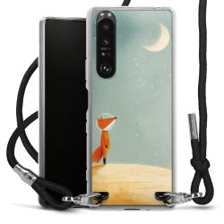 New Carry Case Transparent Stoff schwarz/silber