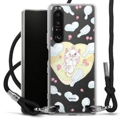 New Carry Case Transparent Stoff schwarz/silber