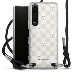 Carry Case Stoff schwarz/silber