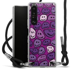 New Carry Case Transparent Stoff schwarz/silber