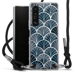 New Carry Case Transparent Stoff schwarz/silber