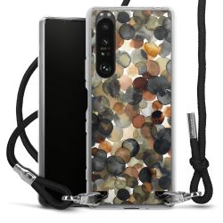 New Carry Case Transparent Stoff schwarz/silber