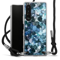 New Carry Case Transparent Stoff schwarz/silber