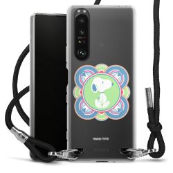 New Carry Case Transparent Stoff schwarz/silber