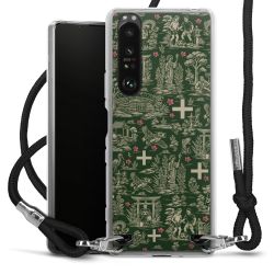 Carry Case Stoff schwarz/silber