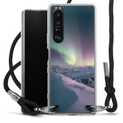 New Carry Case Transparent Stoff schwarz/silber