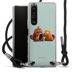 New Carry Case Transparent Stoff schwarz/silber