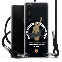 New Carry Case Transparent Stoff schwarz/silber