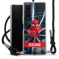 New Carry Case Transparent Stoff schwarz/silber