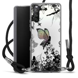 Carry Case Transparent Fabric black/silver