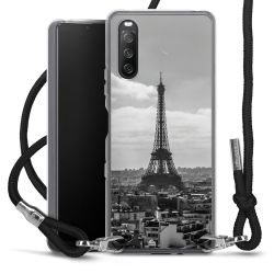 Carry Case Transparent Fabric black/silver