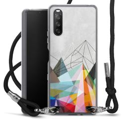 Carry Case Transparent Fabric black/silver